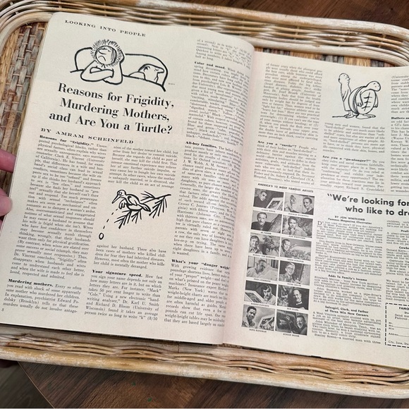 Vintage Cosmopolitan Magazine - March 1957 - Picture 6 of 13